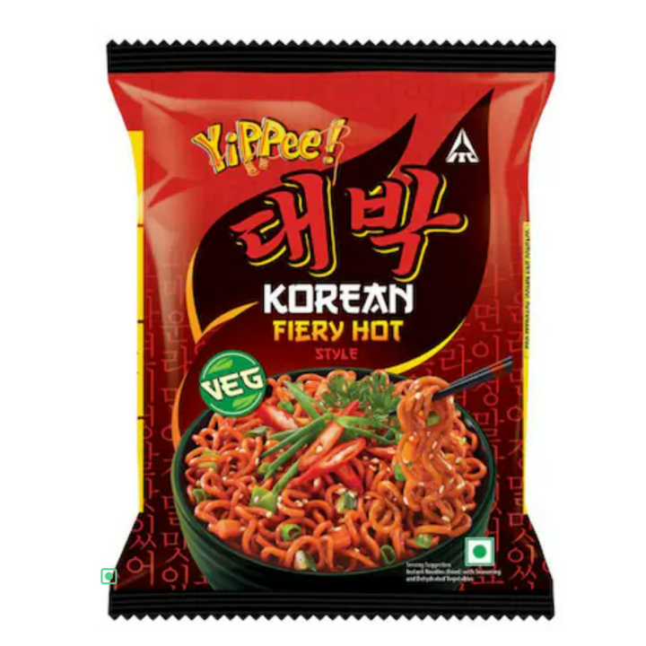 Yippee Spicy Kimchi Veg Korean Noodles 75 g