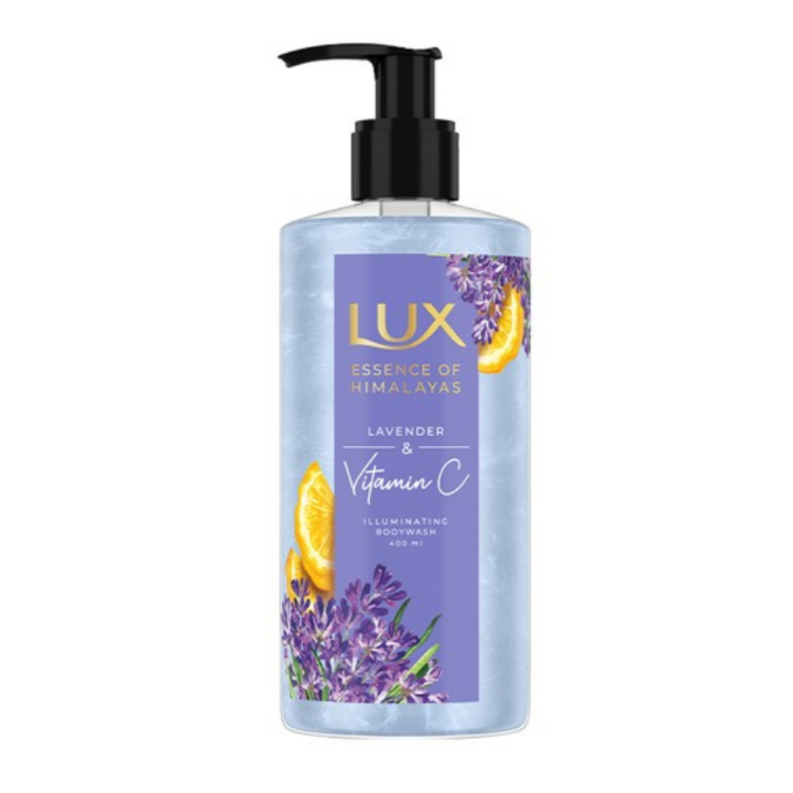 LUX Essence of Himalayas Lavender & Vitamin C Illuminating Shimmer Body Wash - 400ml