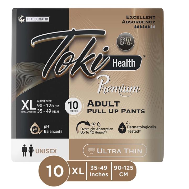 Toki Health Premium Adult Pull Up Pants XL: 10 U