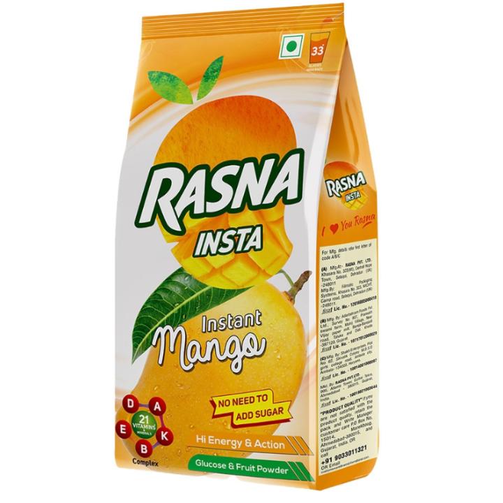 Rasna Insta Mango Powder: 750 g