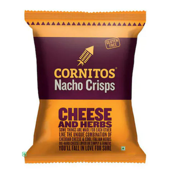 Cornitos Cheese & Herbs Nacho Crisps 55 g