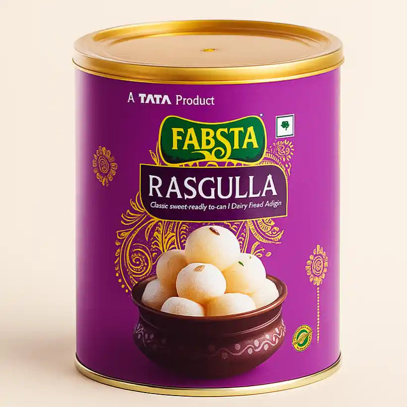 Fabsta Rasgulla Tin 500 g