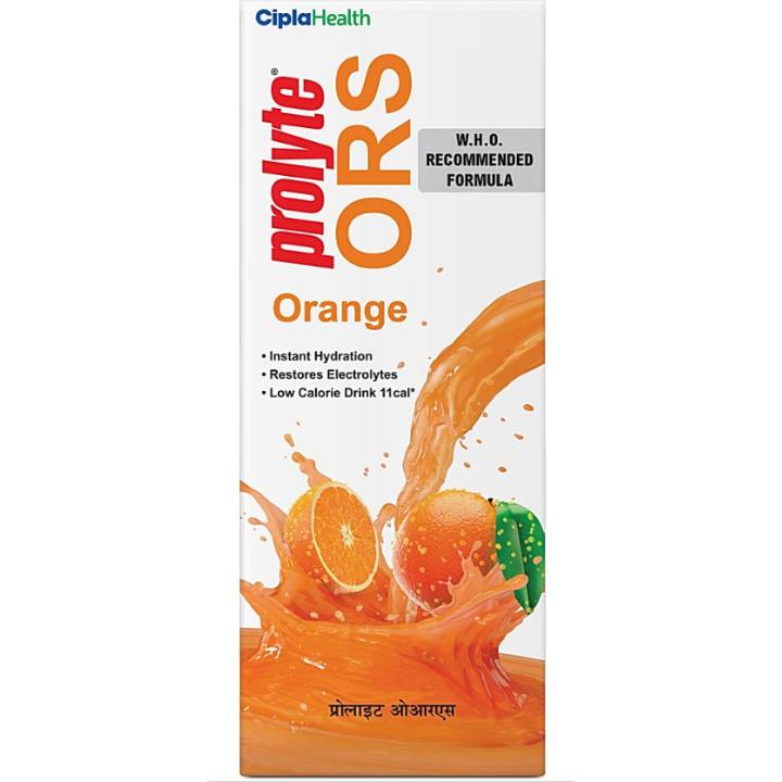 Cipla Prolyte ORS - Orange Flavour: 200 ml