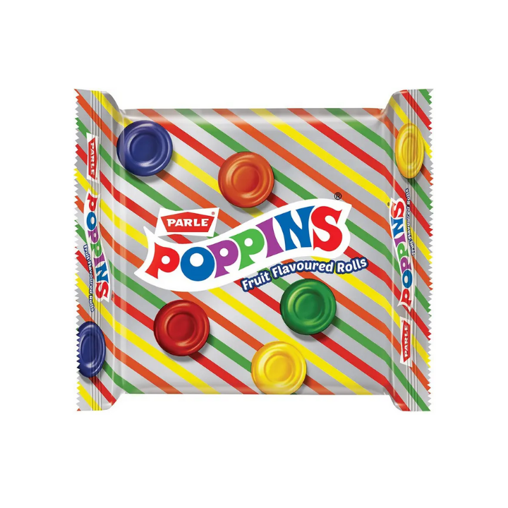 PARLE Poppins Fruit Candy (4 x 25 g)