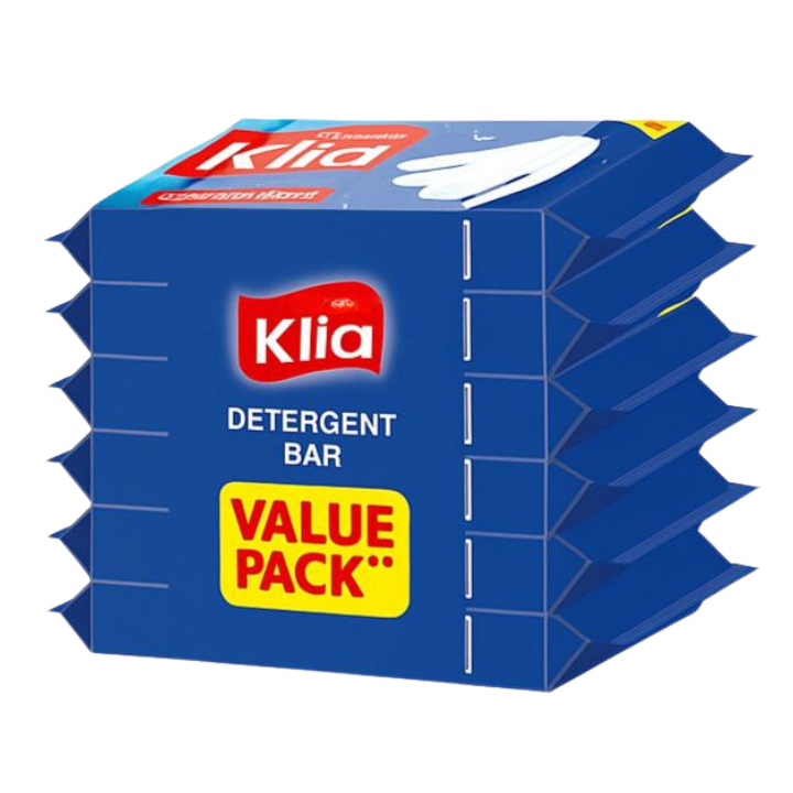 TATA Klia Detergent Bar 6X250 Gm
