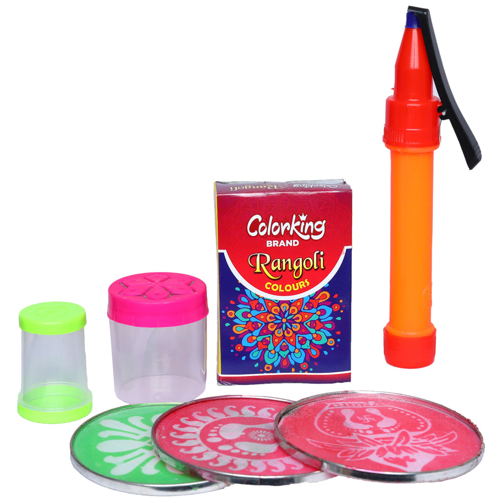 Colorking Rangoli Tool Kit - 1 Unit
