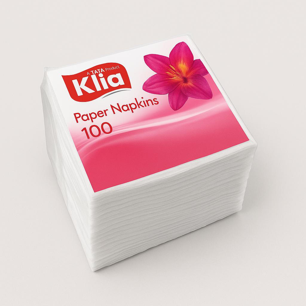 TATA Klia Paper Napkin 2Ply 30X30 50Pulls