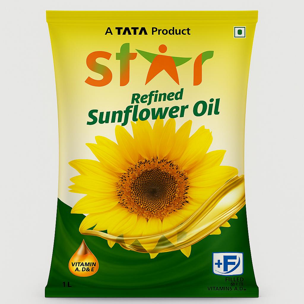Star Refined Sunflower Oil 1 Ltr