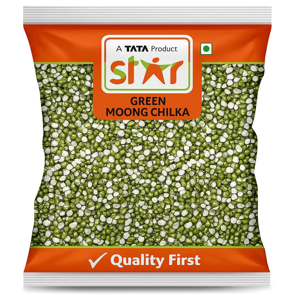 Star Green Moong Chilka Split 1 Kg