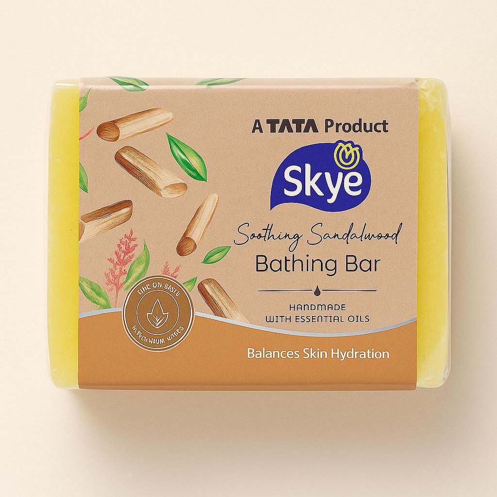 TATA Skye Handmade Sandal Bathing Bar 125 Gm
