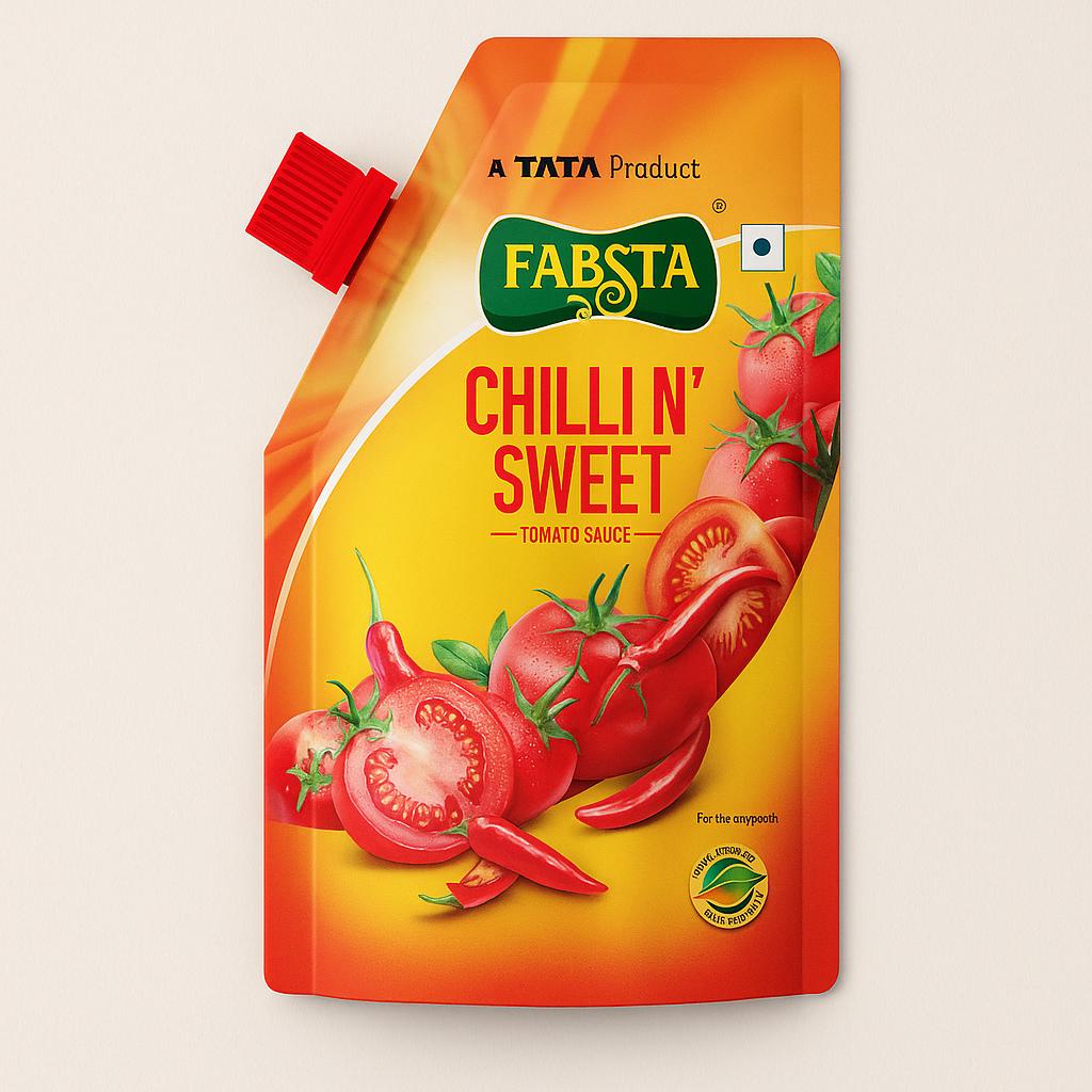TATA Fabsta Hot And Sweet Sauce 200 Gm