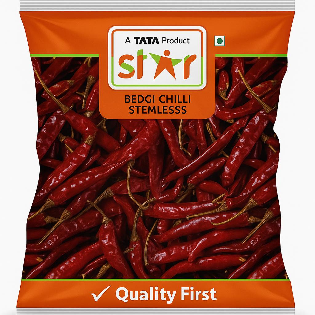 Star Whole Bedgi Chilli Stem Less 100 Gm