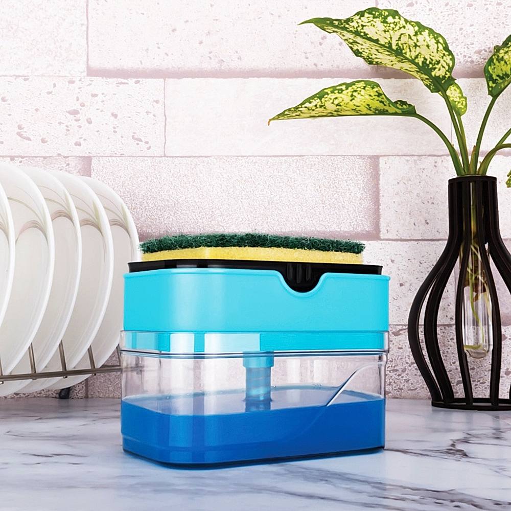 Beezy 2 In 1 Soap Dispenser With Sponge Holder - 1 U