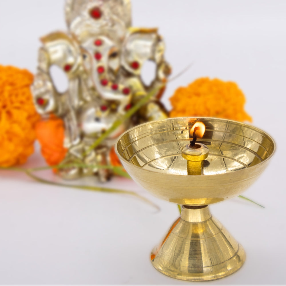 Brass Cup Diya No.0 - 1 U