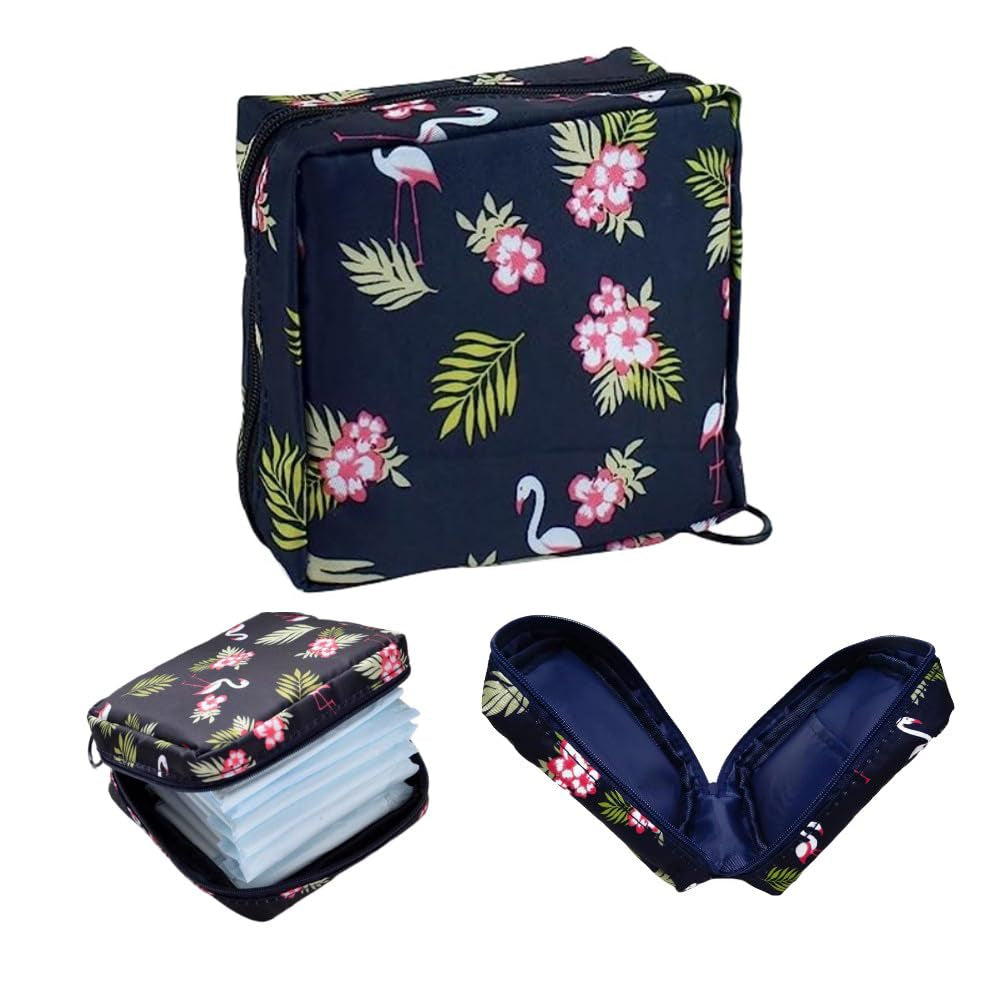 JB Home Sanitary Pad Organiser Bag - Blue - 1 U