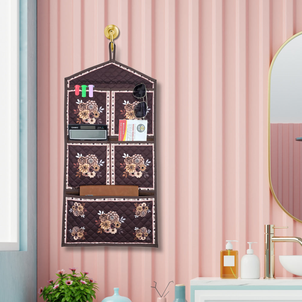 MHF Lotus Wall Hanging 04 - Brown - 1 Unit
