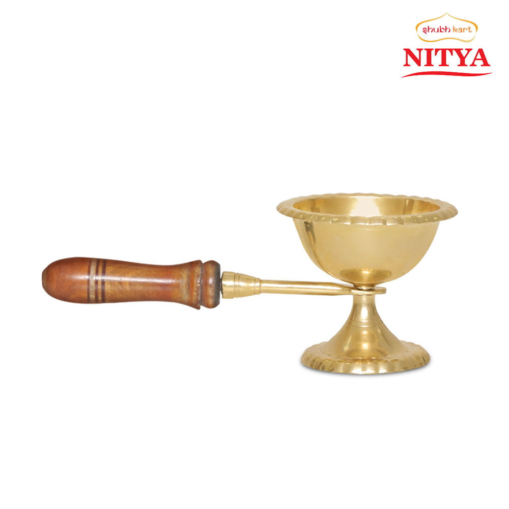 Shubhkart Nitya Brass Dhoop Dani - 163 gms - 1 U