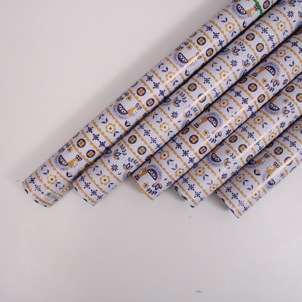 Archies Madhubani Gift Wrapping Paper Duck Printed - 5 U