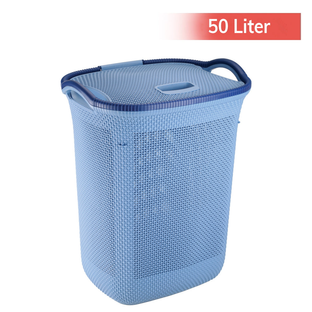 Joyo Honey Comb Laundry Basket - Blue - 50 L