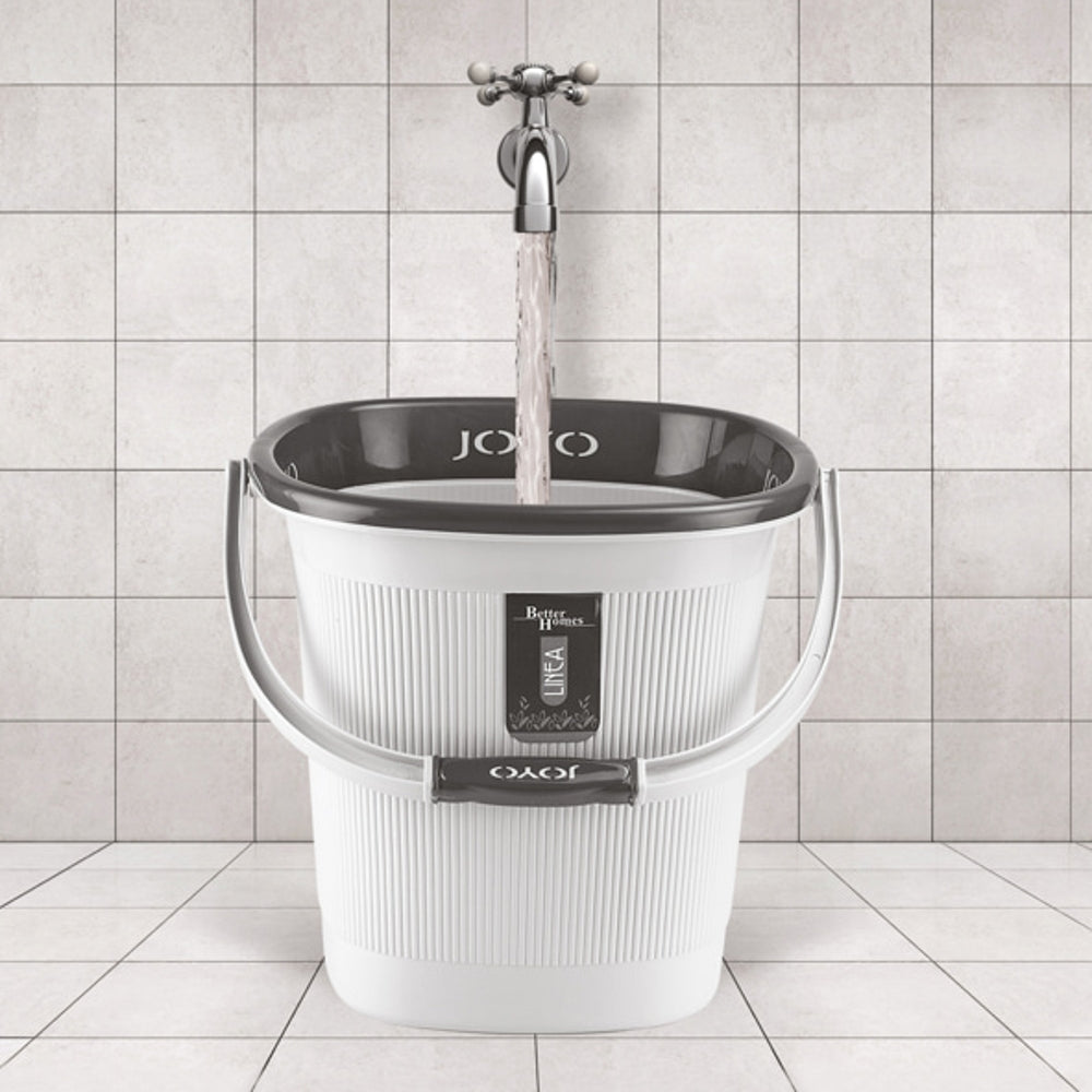 Joyo Better Home Square Linea Bucket (Grey) - 25 L - 1 U