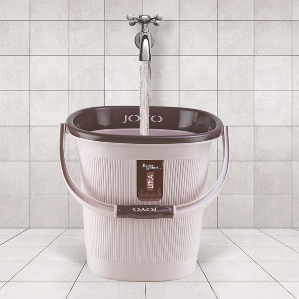 Joyo Better Home Square Linea Bucket (Brown) - 25 L - 1 U