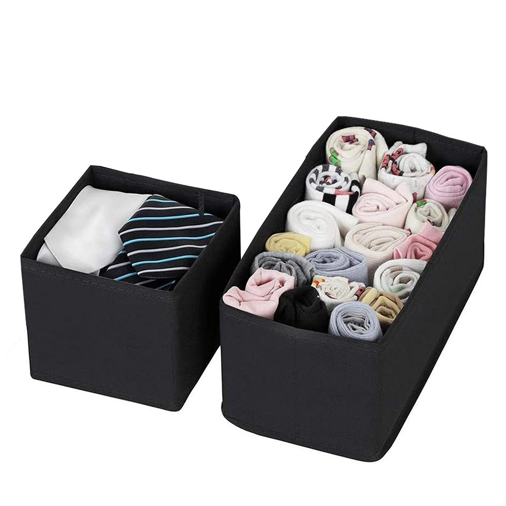 Double R Bags Large Foldable Box & Drawer Organiser Set - 27.9x27.9x12.7 cm - 1 U