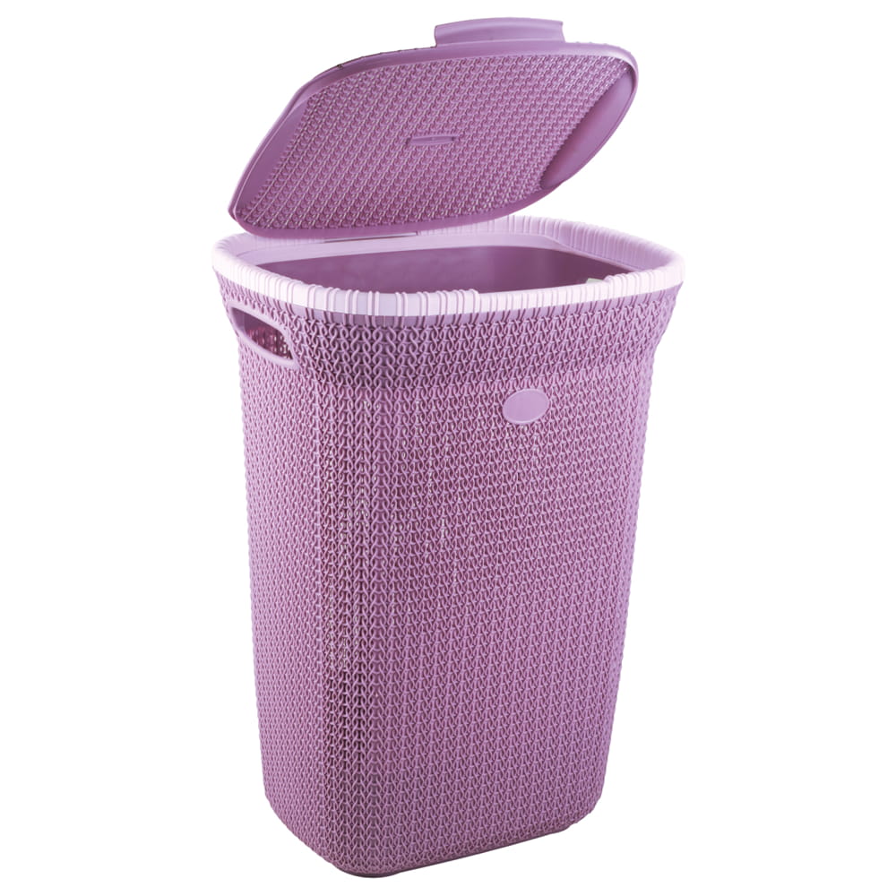 Joyo Knit Laundry Basket (Big) - German Pink - 56 L