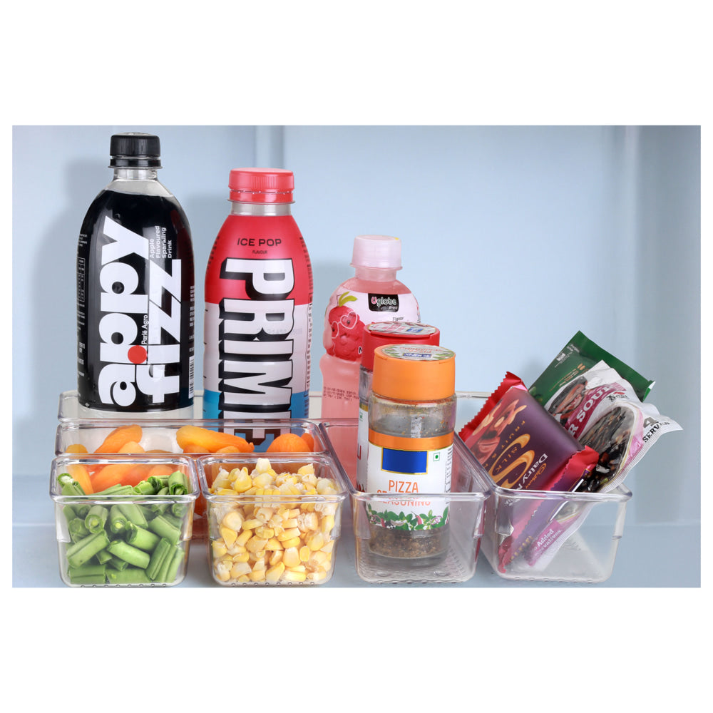 Jaipet Alexa Multipurpose Fridge Organiser (Transparent) - Set Of 6 - 1 U