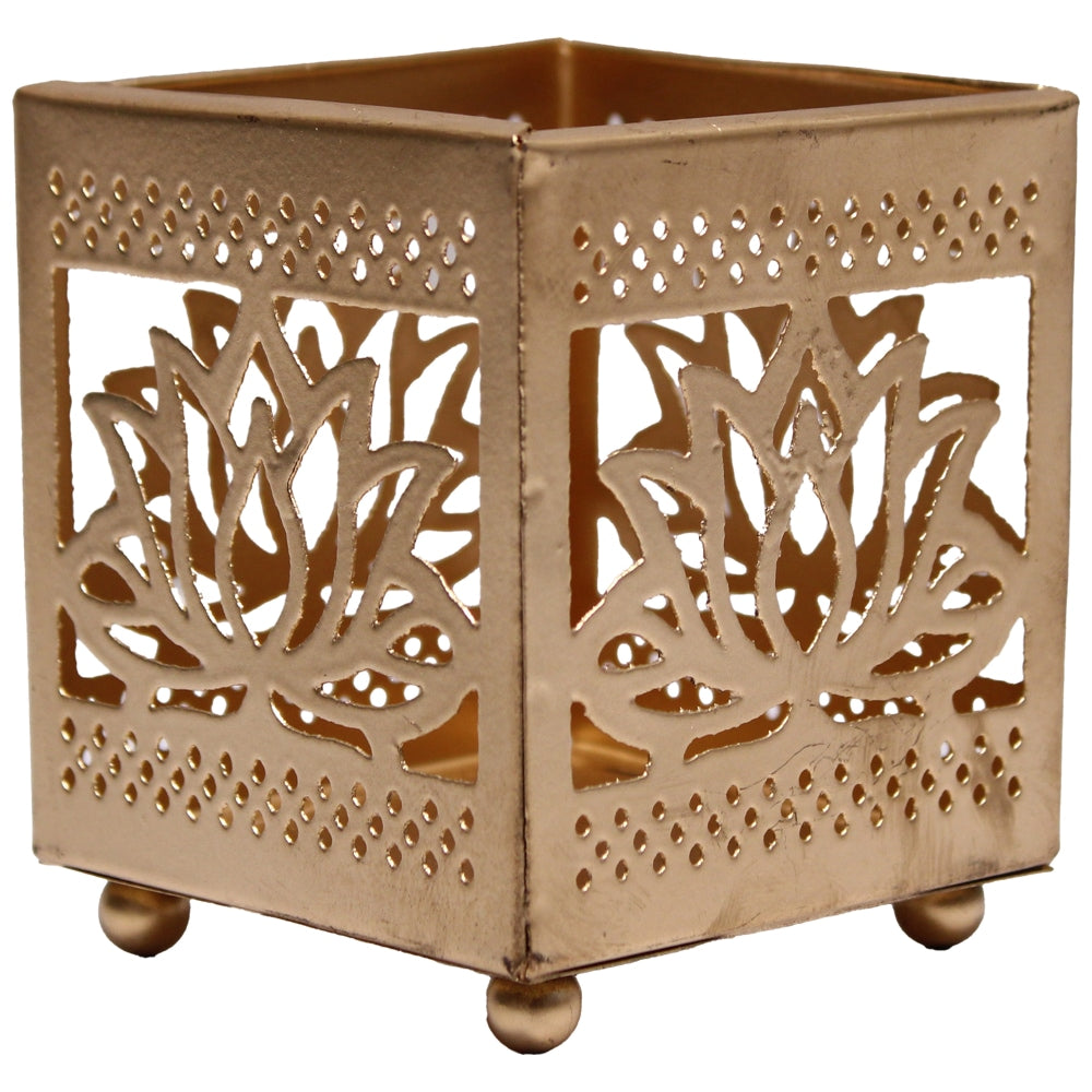 Diya Lotus Votive Candle Holder - Set of 2 - 2 U