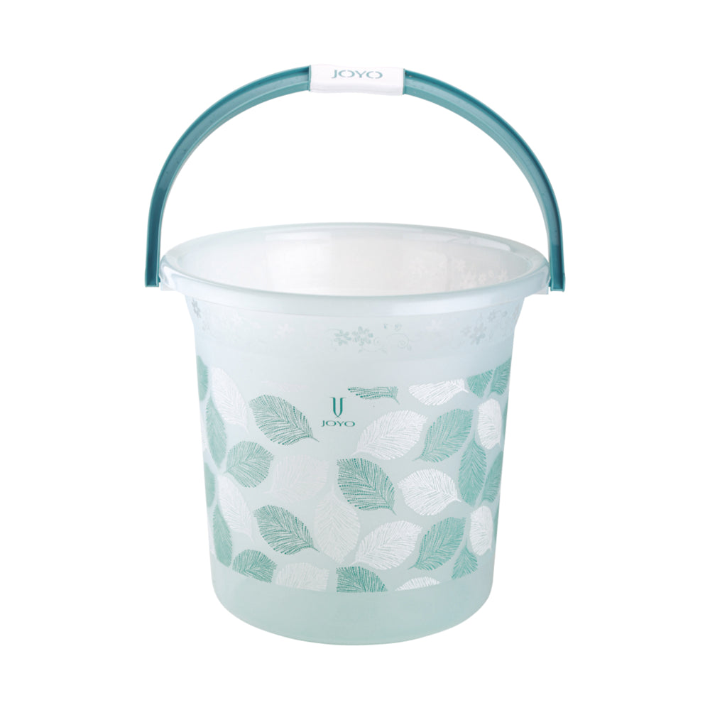 Joyo Petal Printed Designer Bucket (Ice Cabbage) - 25 L - 1 U