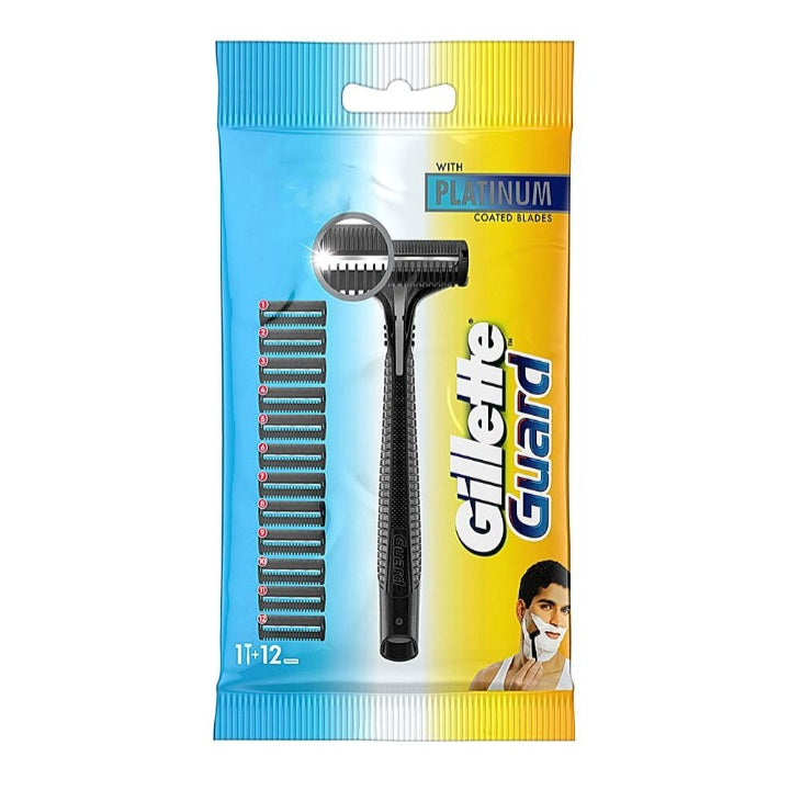 Gillette Guard Razor : 12 cartidges + 1 Razor
