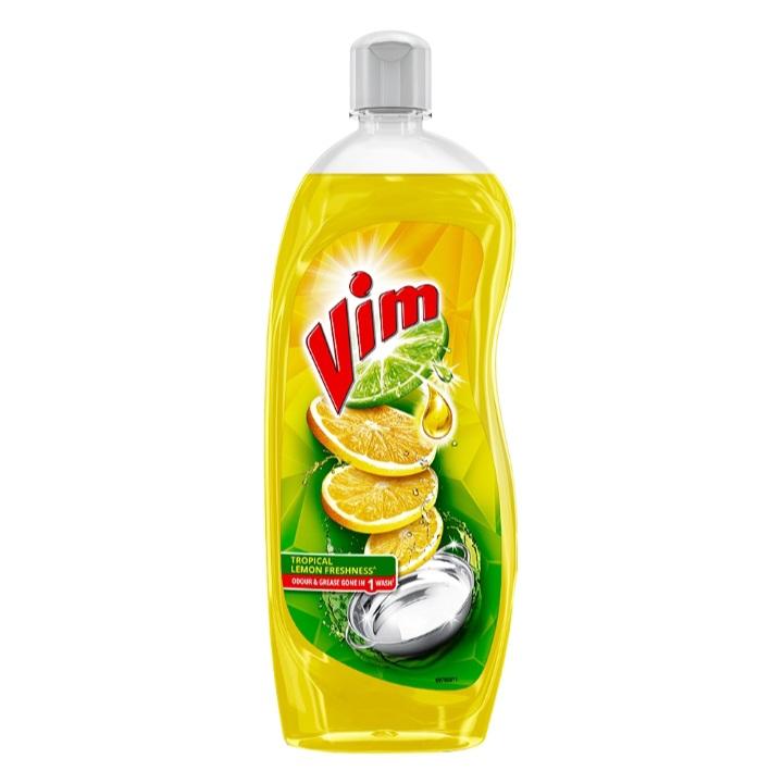 Vim Dishwash Liquid Gel - Lemon Bottle : 750 ml