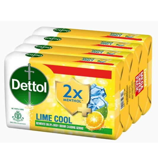 Dettol Lime Cool Soap : 5 X 150 gm