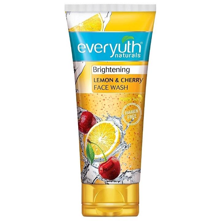 Everyuth Naturals Brightening Lemon & Cherry Face Wash: 150 gms