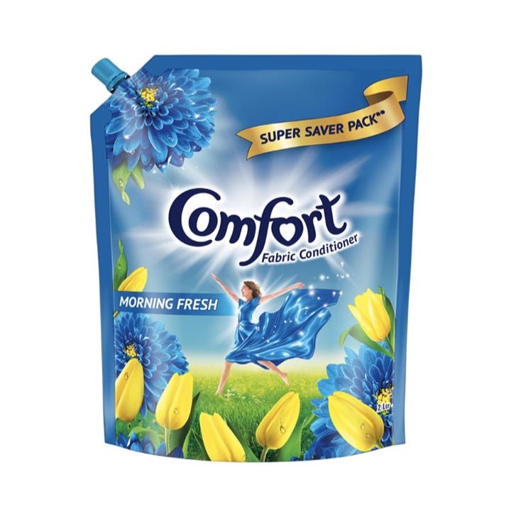 Comfort After Wash Fabric Conditioner - Morning Fresh Pouch : 2 Litres