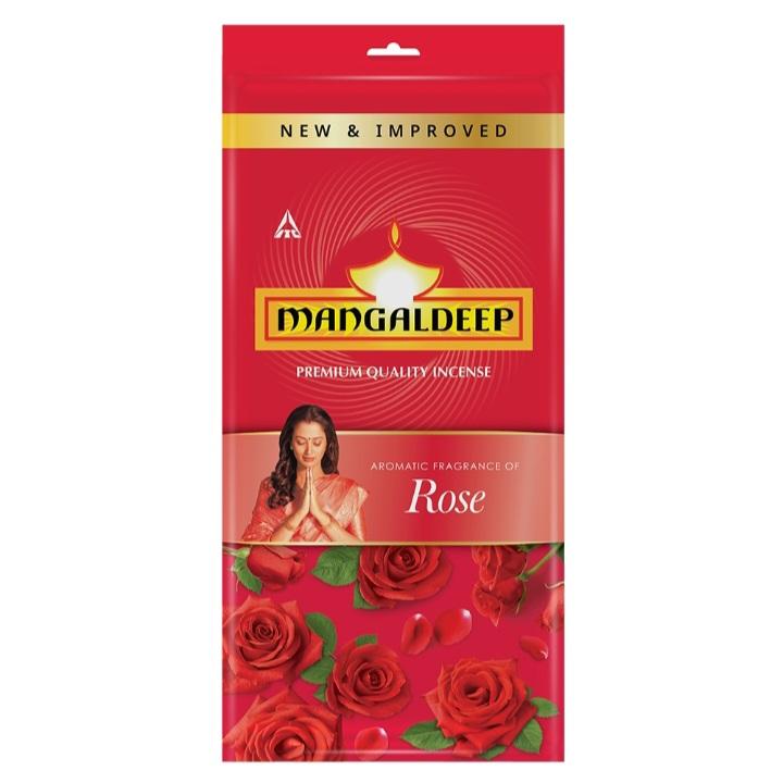 Mangaldeep Rose Pooja Agarbatti : 125 g