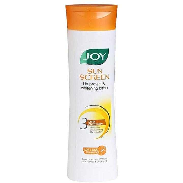 Joy Sunscreen UV Protect Whitening Lotion : 300 ml