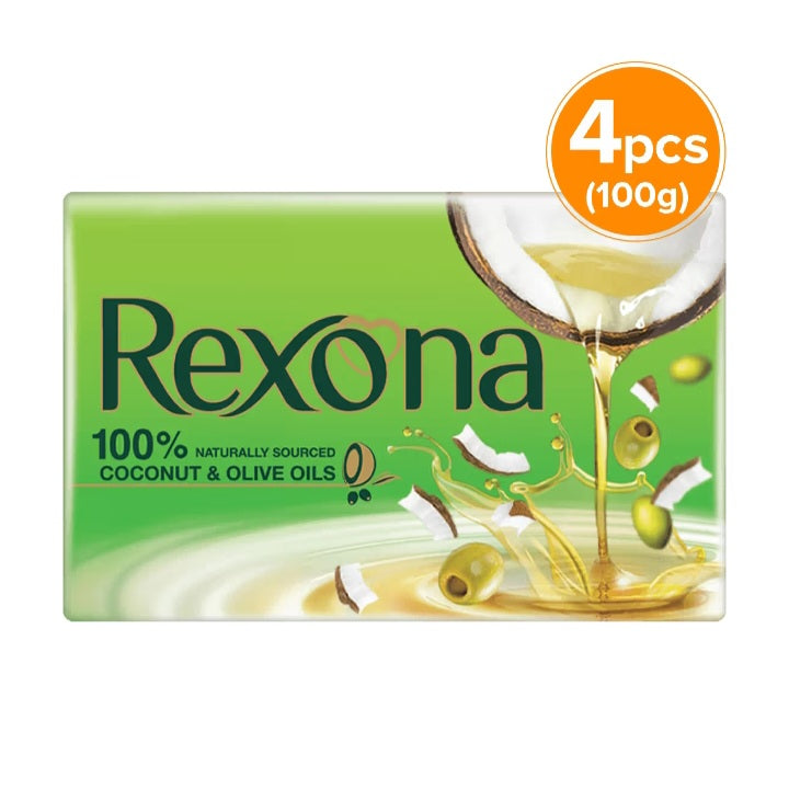 Rexona Coconut & Olive Oil Soap Bar 150 g (Pack of 3)