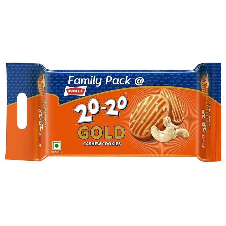 Parle 20-20 Gold Cashew Cookies : 600 gm