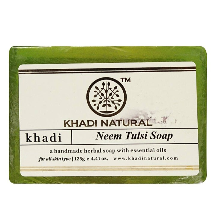 Khadi Natural Neem Tulsi Soap : 125 gms