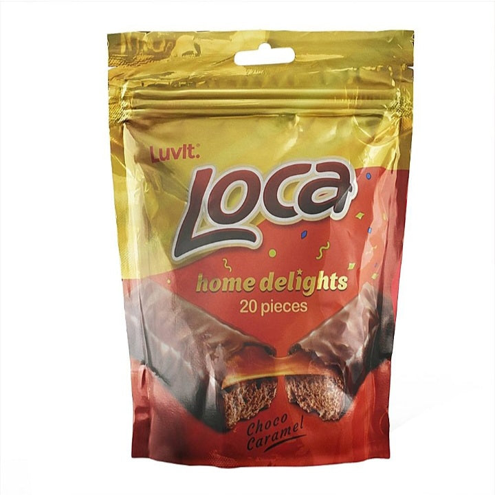 Luvit Loca Choco Caramel Home Delights Pack : 20x10 gms