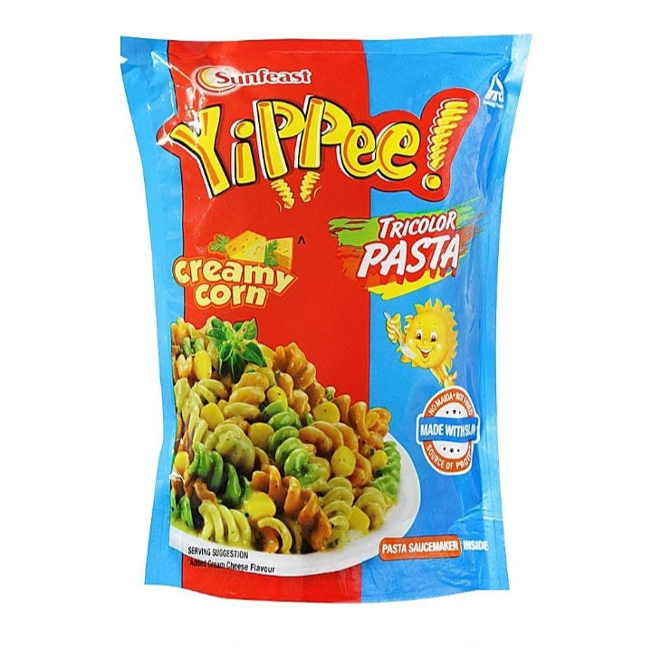 Sunfeast Yippee Creamy Corn Tricolor Pasta : 65 gms