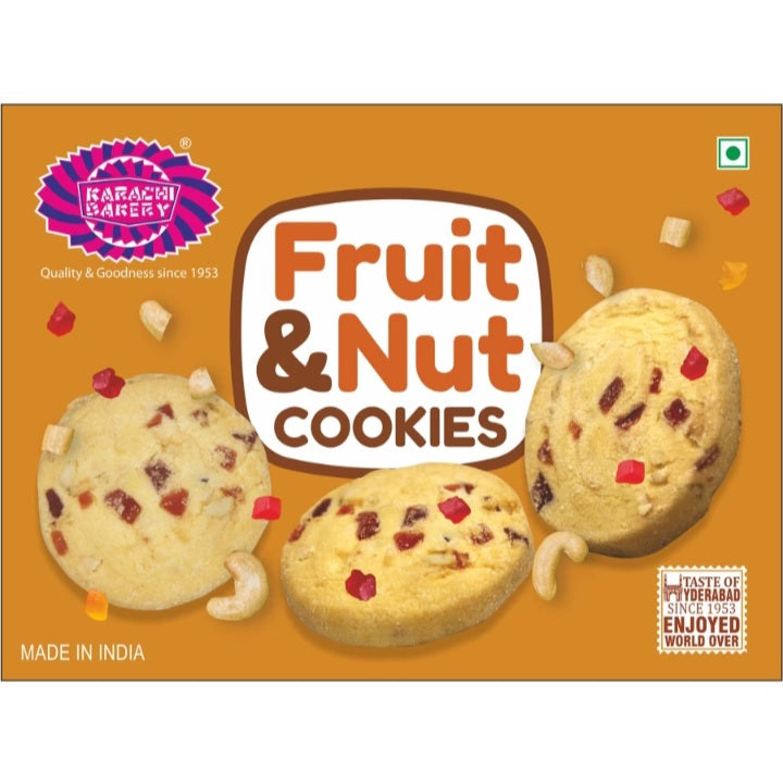 KARACHI BAKERY Fruit & Nut Cookies Biscuit (Cooki) (400 g)
