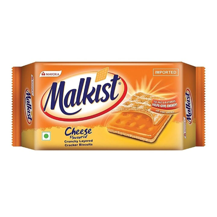 Malkist Cheese Flavoured Crunchy Layered Crackers : 138 gms