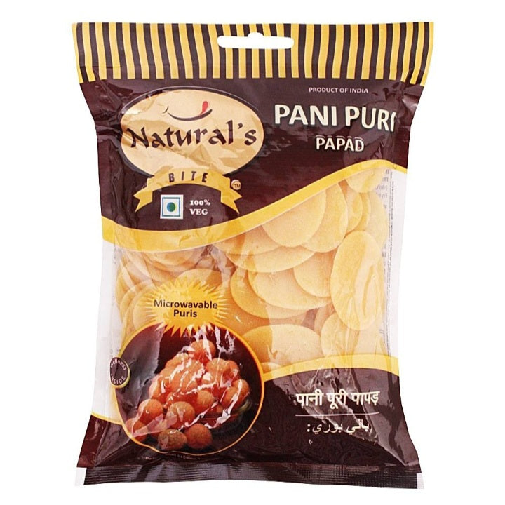 Natural's Bite Pani Puri Papad : 200 gms