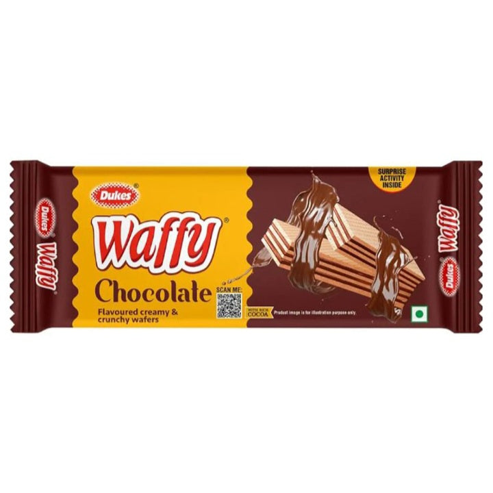 Dukes Waffy Chocolate Flavoured Wafer Biscuits : 60 gms