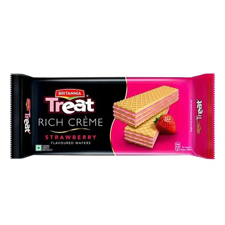 Britannia Treat Choco Flavoured Creme Wafer Biscuit : 55 gms