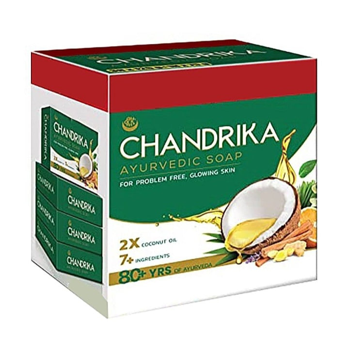 Chandrika Ayurvedic Soap : 4 X 125 gms