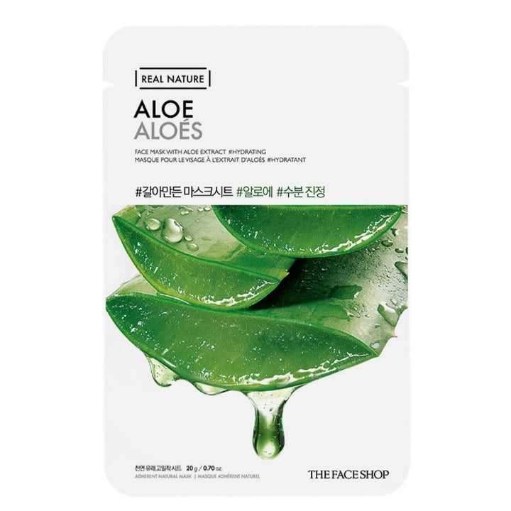 The Face Shop Real Nature Aloe Sheet Mask : 20 gms