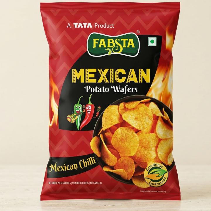 Fabsta Potato Wafers African Mint 135 g